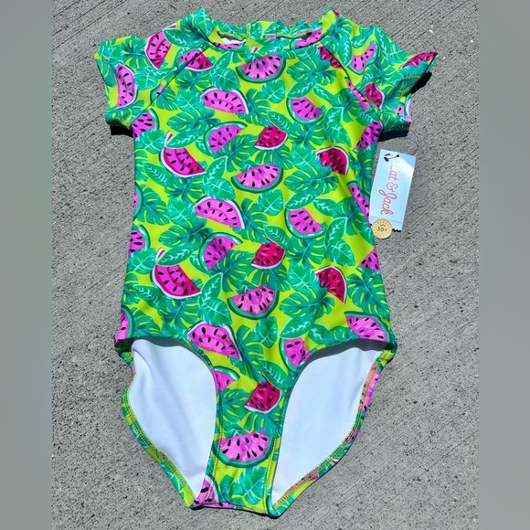 Colorful Watermelon Print Swimsuit NWT - Picture 1 of 3